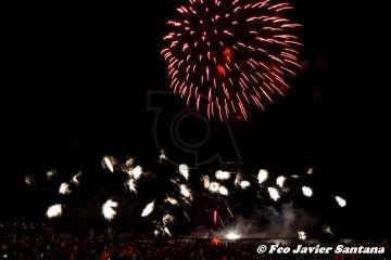 Los fuegos de Melenara 2018 (Foto Francisco Santana Ravelo)